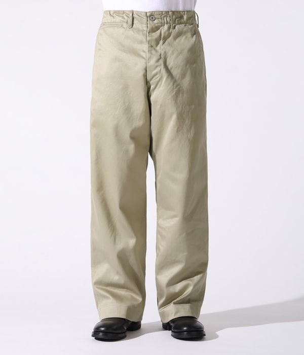BUZZ [해외] BUZZ RICKSON 온'S 2026年6月2日再入荷 / Lot No. M43036 EAR 이어LY MILITARY CHINOS 치노팬츠 바지 1942 MODEL (ON 온E WASH 워시) 342984