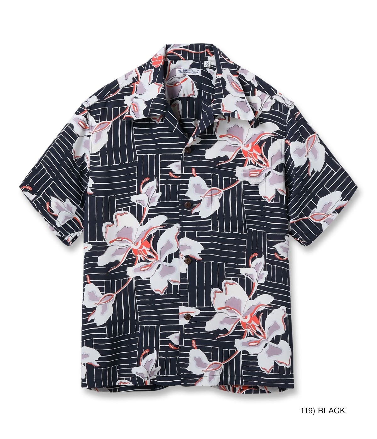 SUN [해외] SUN 선캡 SURF 2026年6月3日入荷 / Lot No. SS39615 RAYON 온 HAWAIIAN SHIRT 셔츠 “WHITE 화이트 GINGER” 342965
