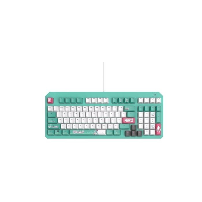 [해외] ASUS TUF Gaming K3 2세대 하츠네 미쿠 에디션 유선 USB 게이밍 키보드