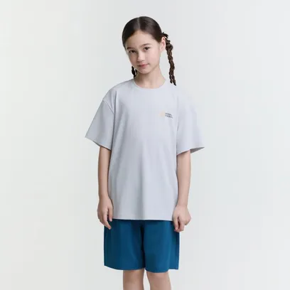 K252UPB902 냉감 5부 상하 SET LGREY