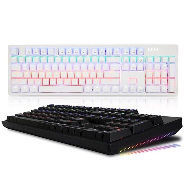 앱코 HACKER K515 축교환 측면 RGB 라이팅 이중사출 게이밍 기계식 키보드 (블랙,갈축)
