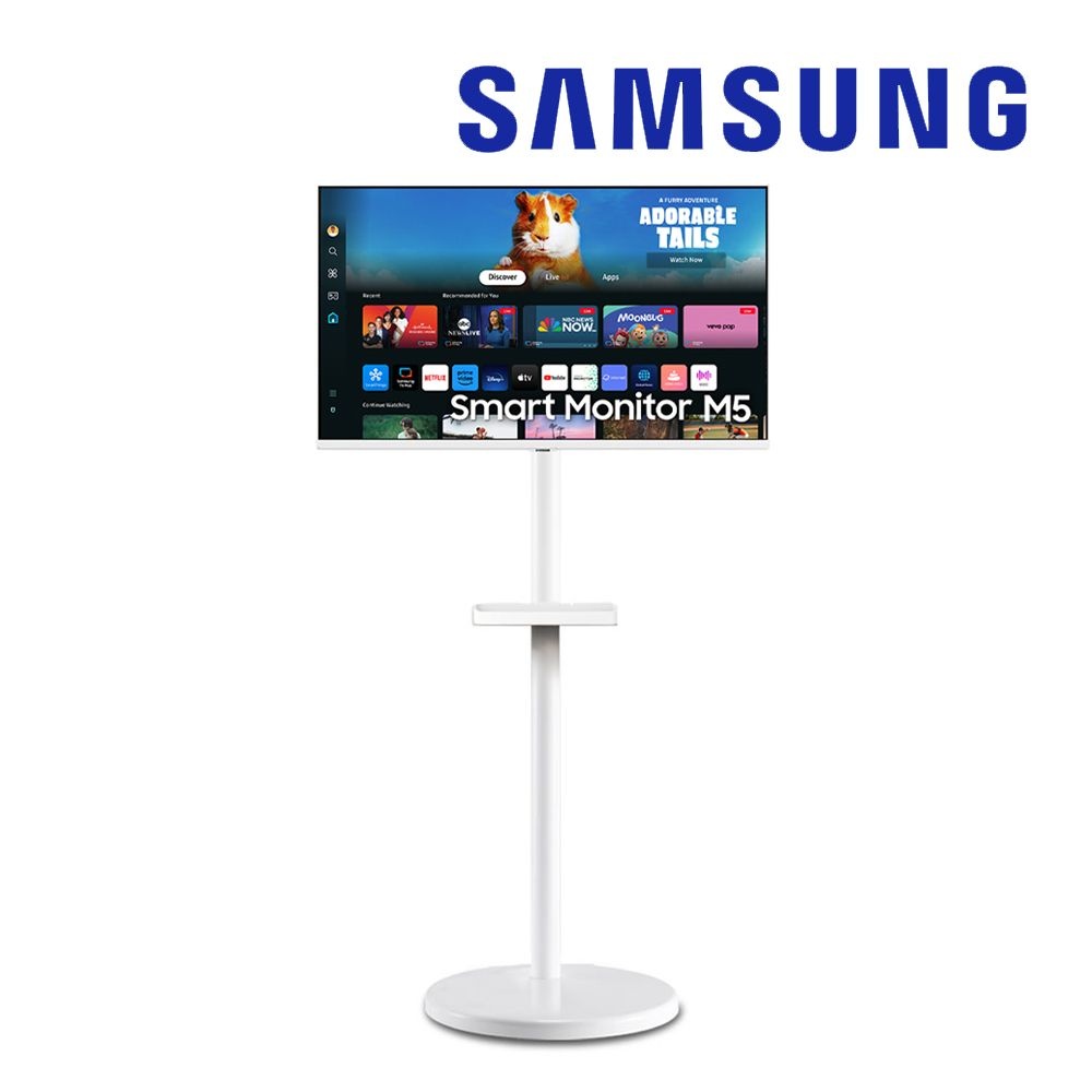 [오늘출발] 삼성전자 M5 S32DM501 80.1cm 스마트모니터 화이트 삼탠바이미 스탠드 패키지 OTT 유튜브 넷플릭스 미러링