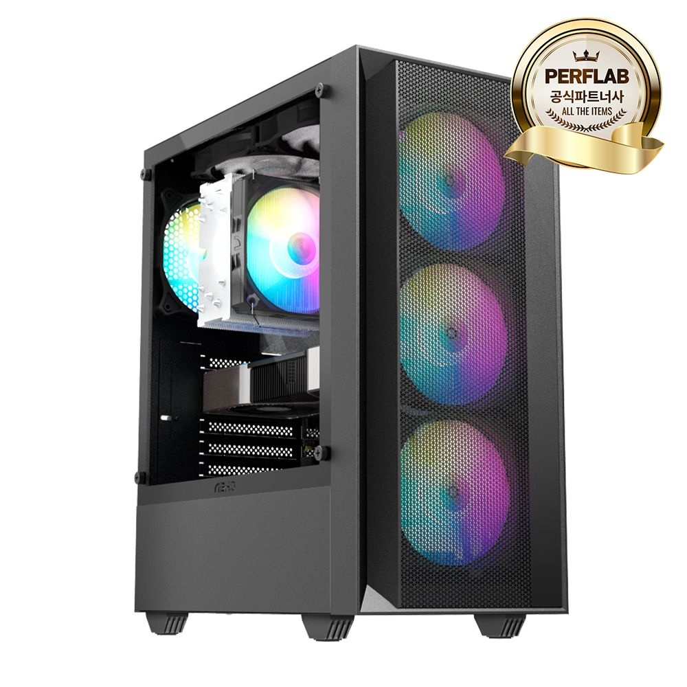 퍼플랩 롤·발로·메이플 추천 PC 베이직 (ARR5-R77X) Ryzen5 7500F / 32GB / RX 7600/7700XT
