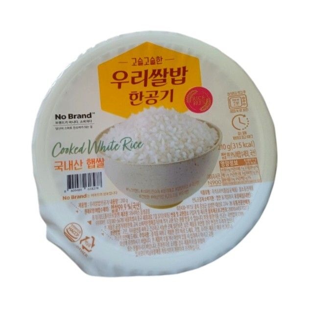 노브랜드 우리쌀밥한공기 210g x 36개