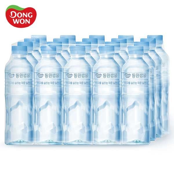 [동원] 동원샘물(무라벨) 500mL x 20병/40병/60병/80병