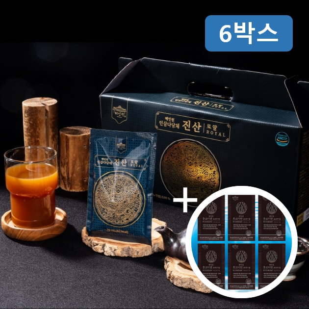 혜민원 인삼다당체 진산로얄 TV방영 특허 공법 원료 사용 6개월분 사포닌 진세노사이드