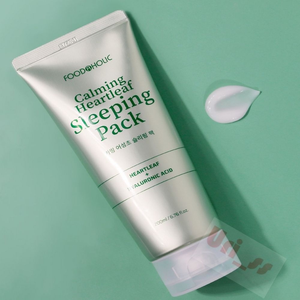 우리상회 푸드어홀릭 카밍 어성초 슬리핑 팩 200ML 자는동안 토탈케어팩