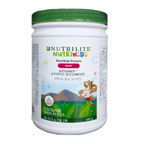 암웨이 뉴트리키즈 푸로틴 베리 단백질(500g)/ 순식물성 단백질 보충제품