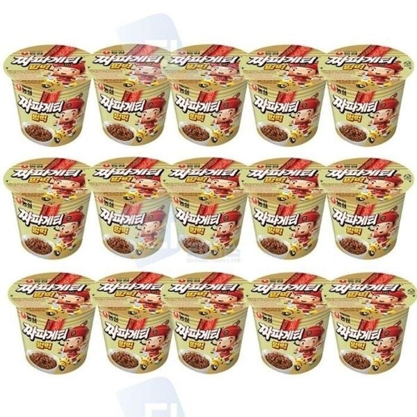 농심 이 짜파게티범벅 70g 15개 컵라면 미 작은 사천