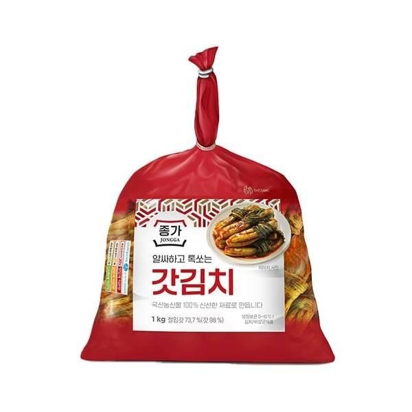 갓김치 1kg | 종가 | 여수 고들빼기 전라도 요리 펜트리 맛집 국물