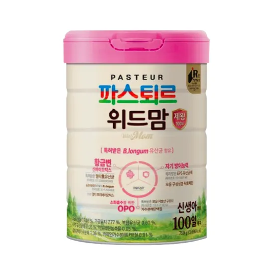 파스퇴르 위드맘 제왕 분유 100일 750g 1개