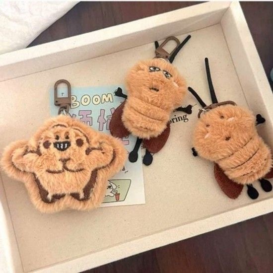 키링 바선생 액세서리 인형 참 굿즈 바퀴벌레 열쇠고리 백꾸 장식 백참 귀여운 꾸미기