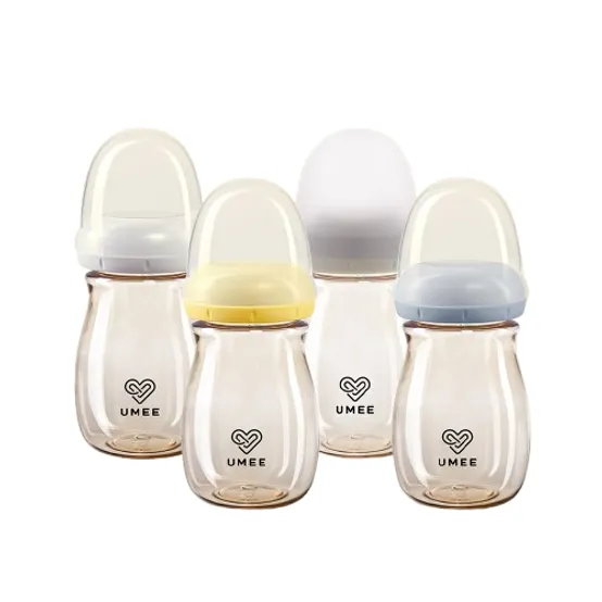 유미 PPSU젖병 신생아용 레벨업젖병 260ml 4개입세트 (젖꼭지 미포함)
