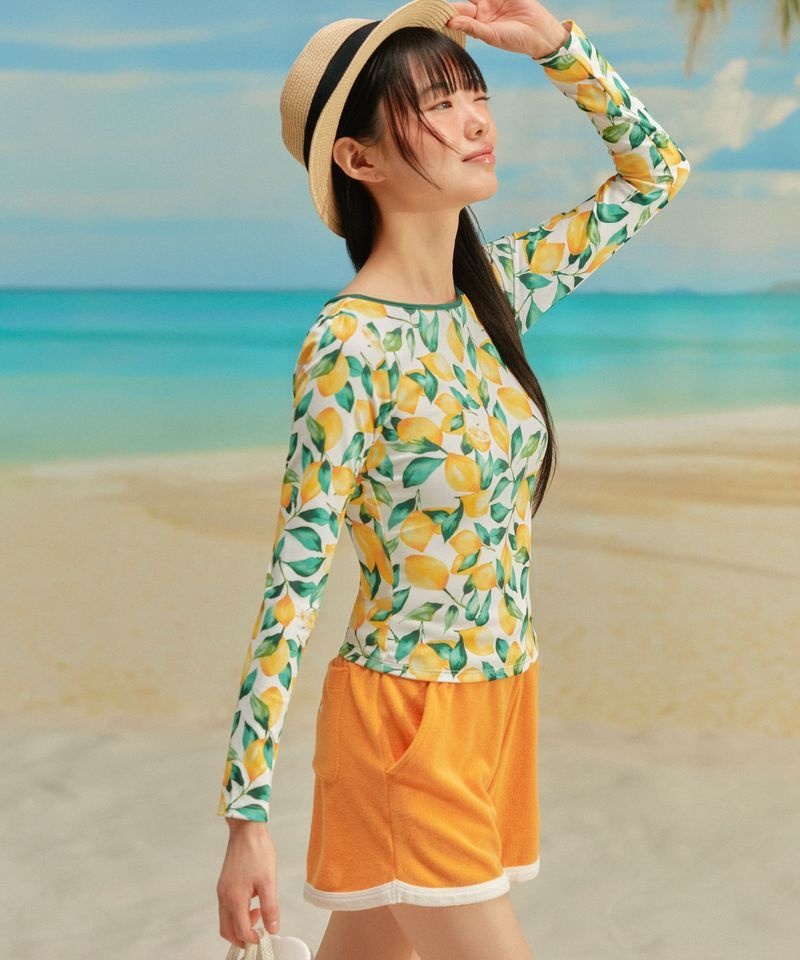 <매장정품> 레노마 RENOMA RENOMASWIM 여성 테리 숏팬츠 옐로우 RN-WS2E501-YE 5012759963 752367