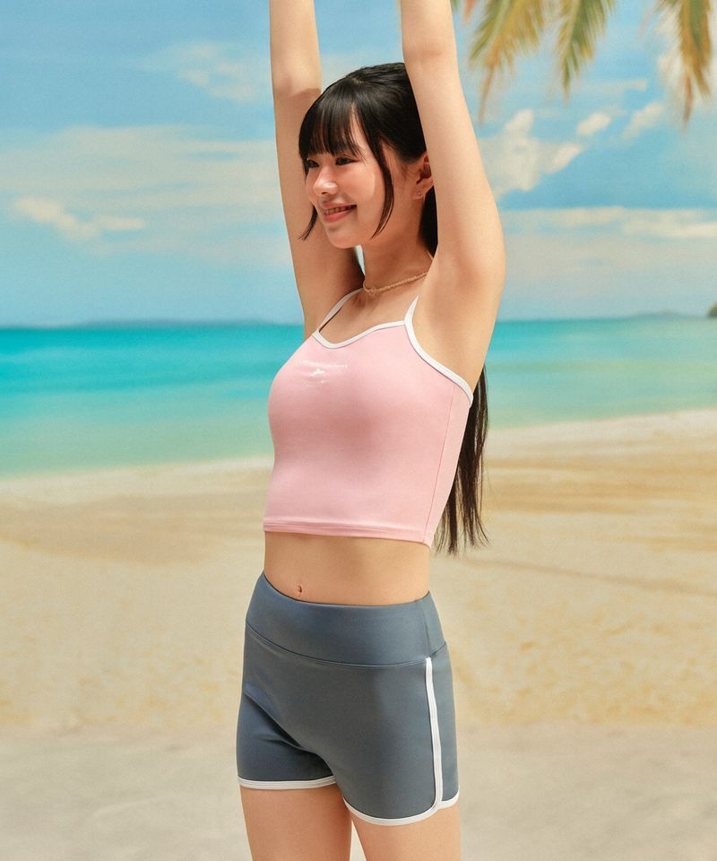 <매장정품> 레노마 RENOMA RENOMASWIM 여성 슬리브리스 래쉬가드 세트 핑크 RN-LS2E501-PK 5011697295 752325