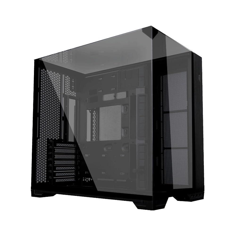 [해외] Lian Li O11 Vision - 3면 강화 유리 패널 듀얼 챔버 ATX 미드 타워 최대 2 x 360mm 라디에이터 PC 빌딩을 위한 탈착식 마더
