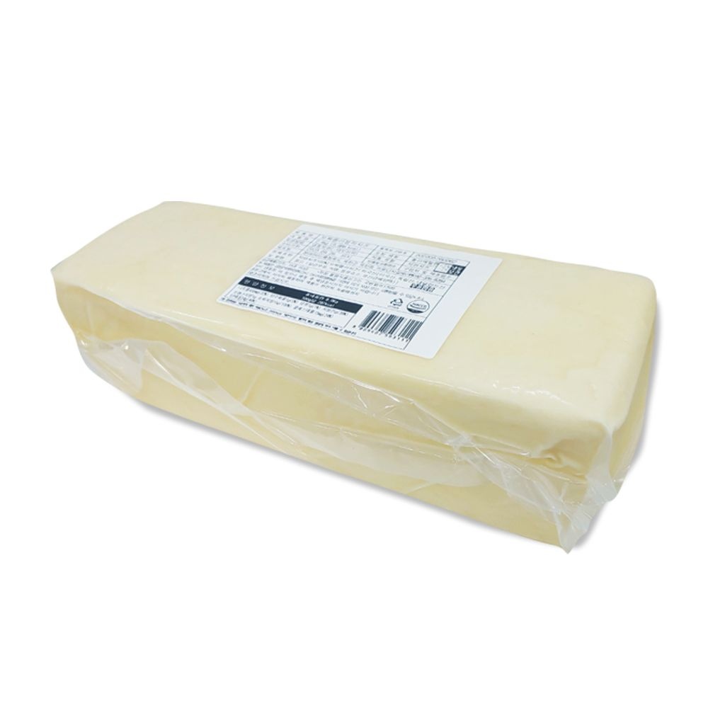 [오늘출발] 자연 치즈 100% 모짜렐라 블럭 치즈 2.4kg(피자 제빵)