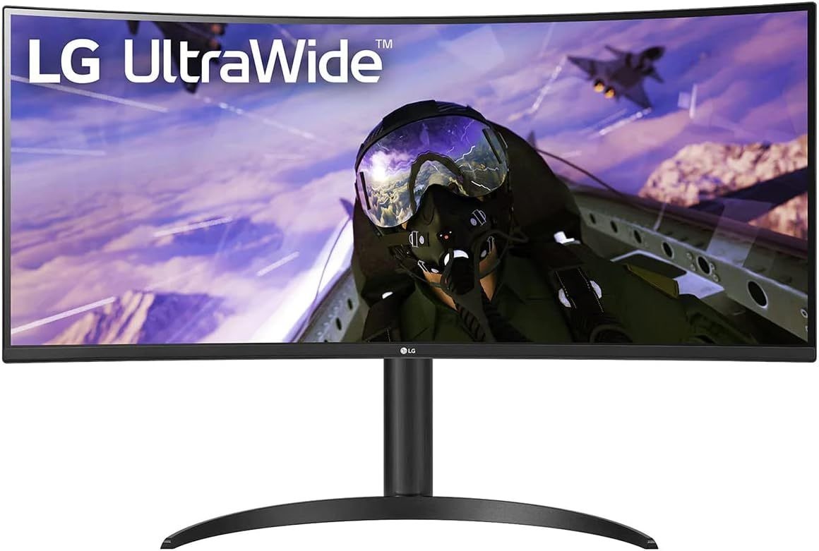 LG 34BP65C-B 34인치 21:9 QHD 울트라와이드TM 커브드 모니터, 1ms MBR, HDR10, 160Hz 주사율 및 AMD FreeSyncTM 프리미엄
