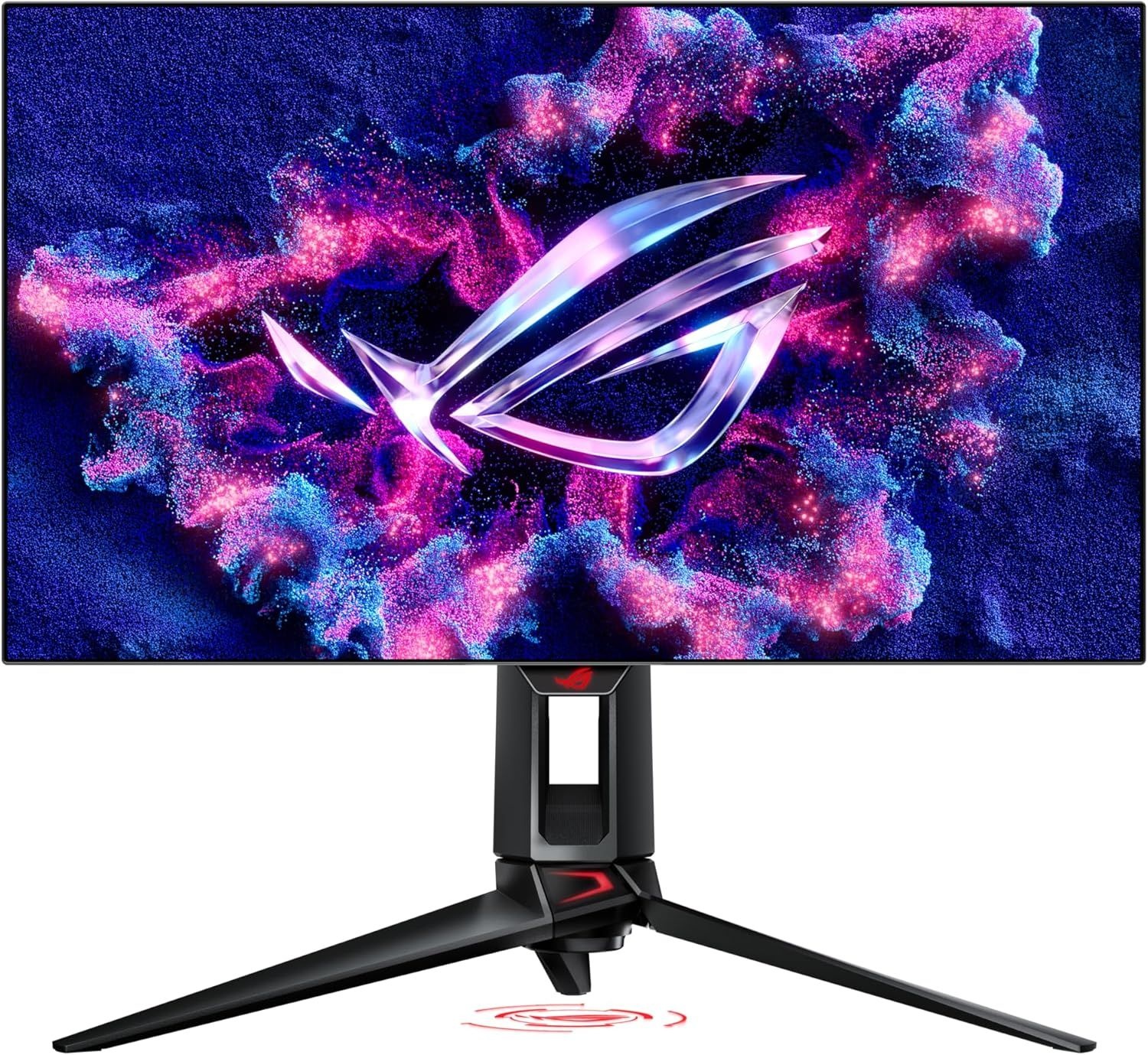 ASUS ROG Swift OLED 27인치 1440P 게이밍 모니터(PG27AQDP) - WOLED, QHD, 480Hz, 0.03ms, G-SYNC 호환, 커스텀 히트싱크, AI