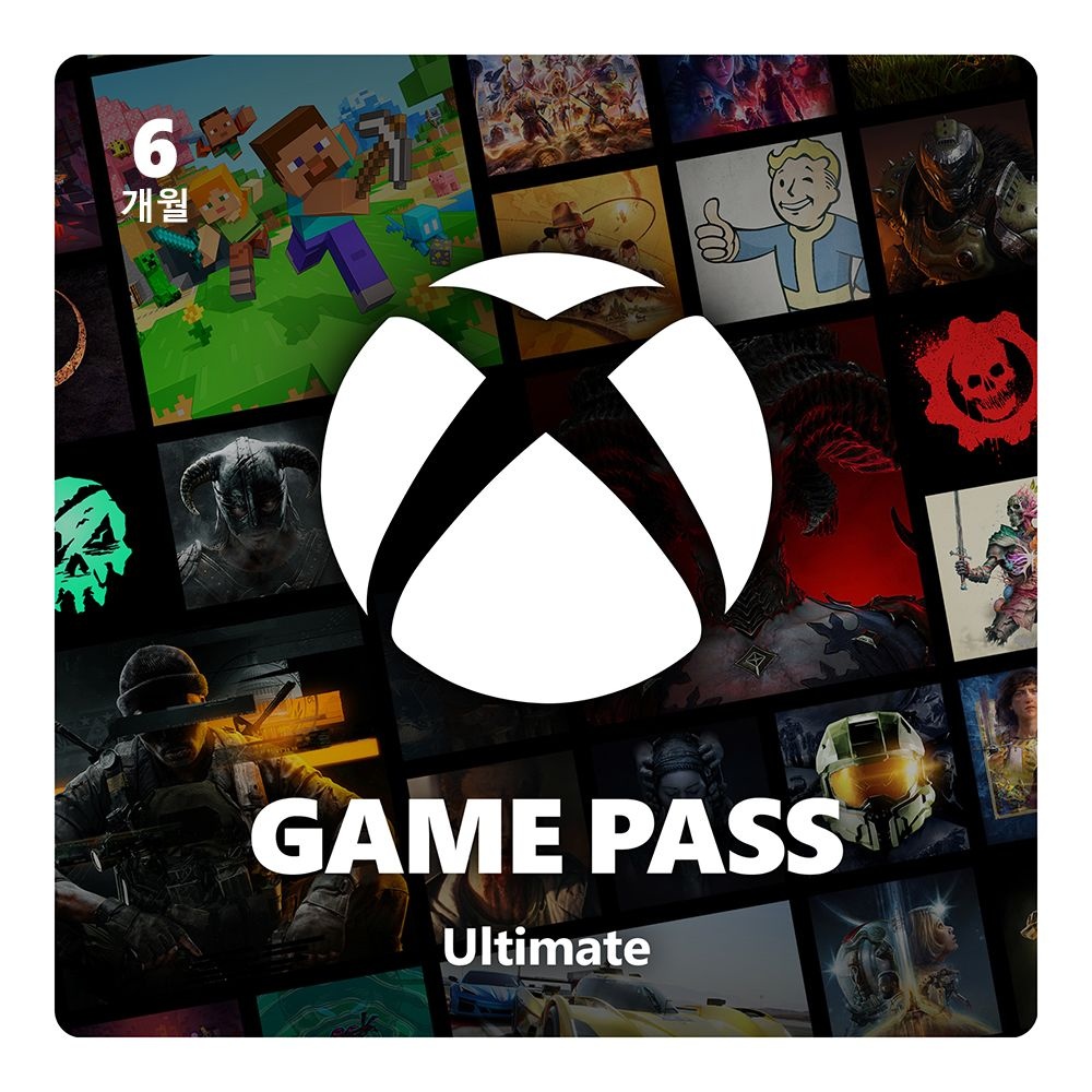 [오늘출발] 마이크로소프트 Xbox 게임패스 얼티밋  6개월 이용권 / 한국전용 - Xbox Digital Code