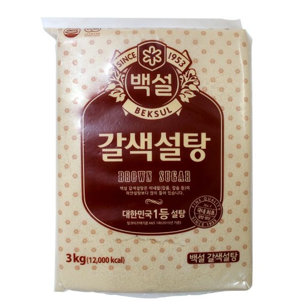 [온누리상품] CJ 백설 갈색설탕 3kg