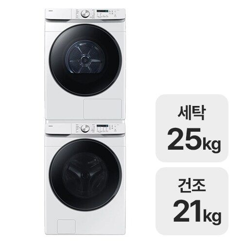삼성전자 그랑데 AI WF25DG8250BW + DV21DG8200BW