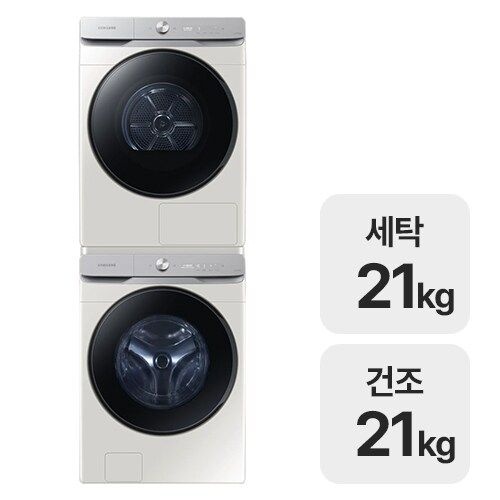 삼성전자 그랑데 AI WF21DG6650BE + DV21DG8600BE