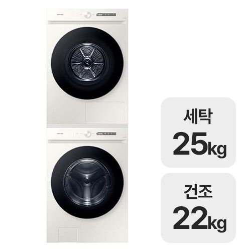 삼성전자 비스포크 AI WF25CB8895BE + DV22DB8890BE