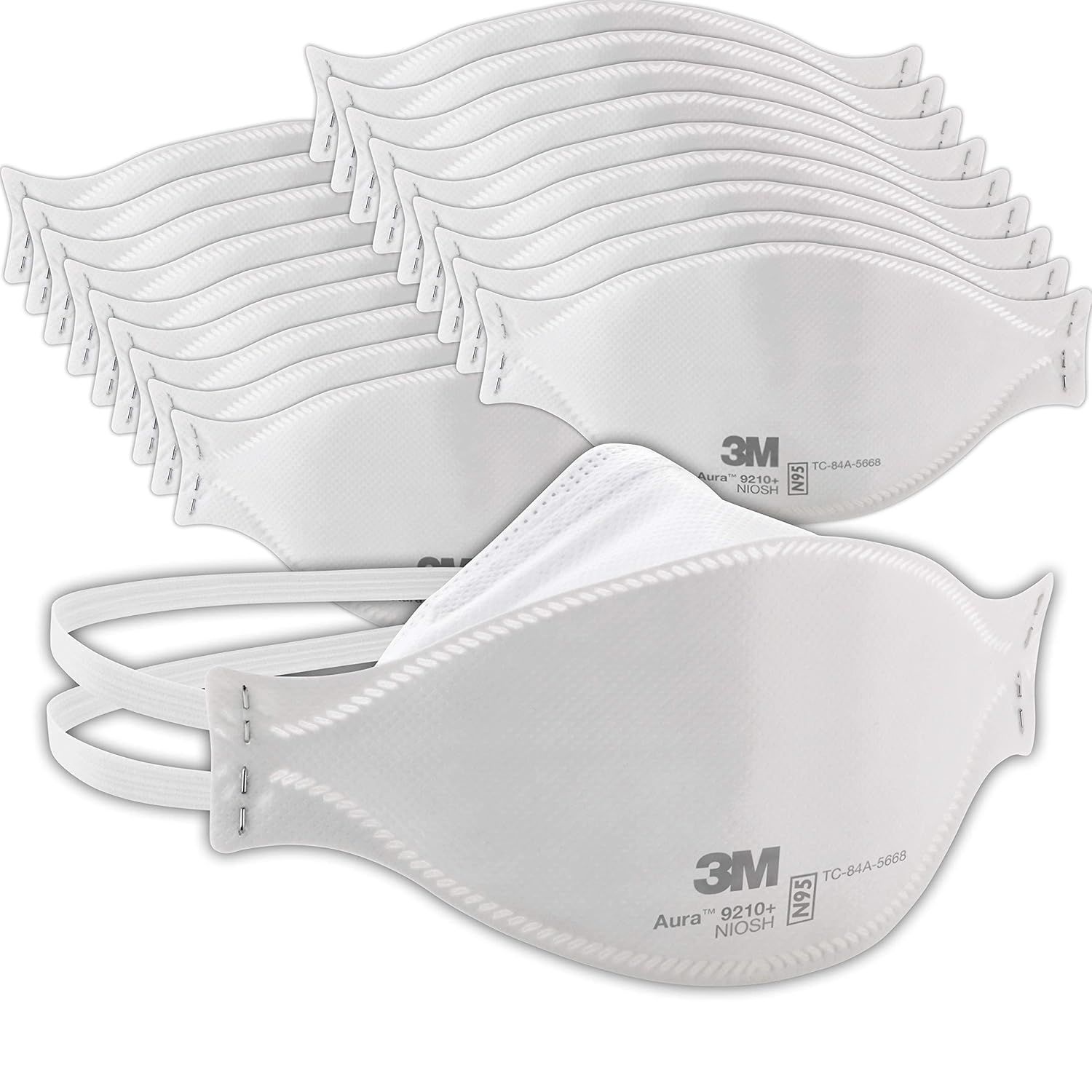 3M Aura 미립자 9210+, N95, 일회용 20개 팩