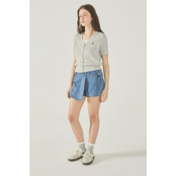 후아유 여성 Denim Wrap Skirt Pants WHTJF2649F 761235