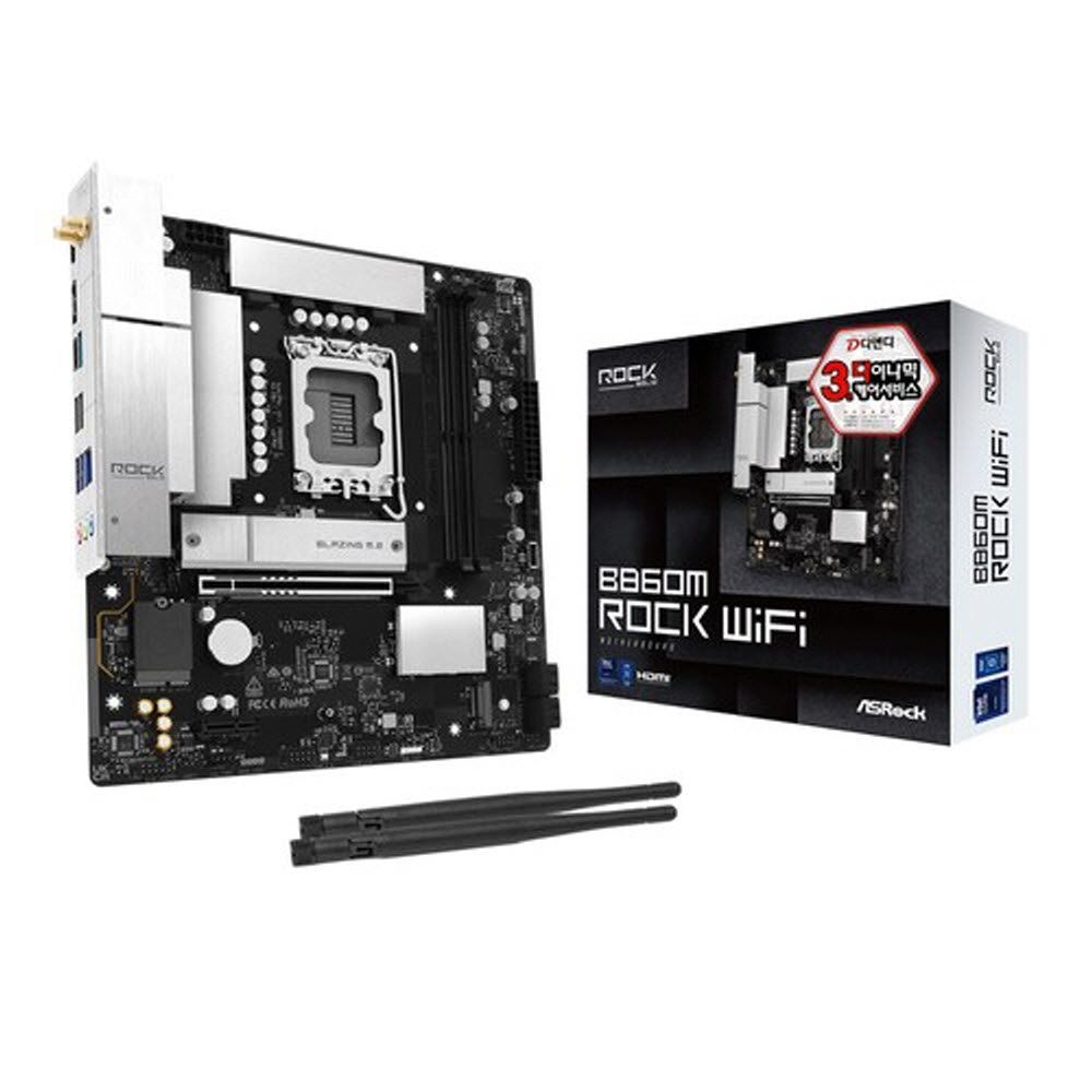 애즈락 ASRock B860M Rock WiFi 디앤디컴 인텔 메인보드