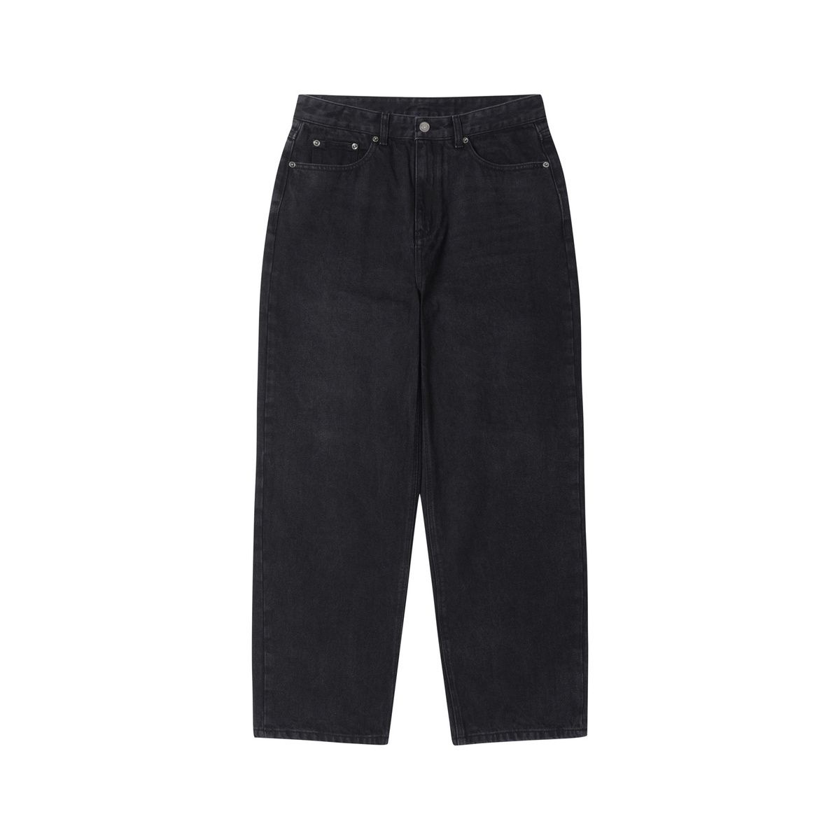 커스텀멜로우 블랙 스트레이트핏 진 C9PAM25383BKX