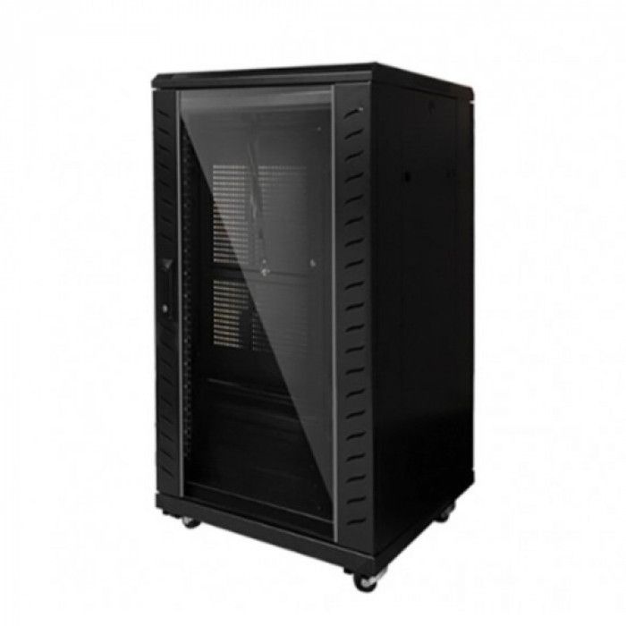 [오늘출발] [랜스타] LANSTAR 라인업시스템 R LS-1600HQ 고급형 타공식 허브랙 서버랙 캐비넷 강화유리 냉각팬