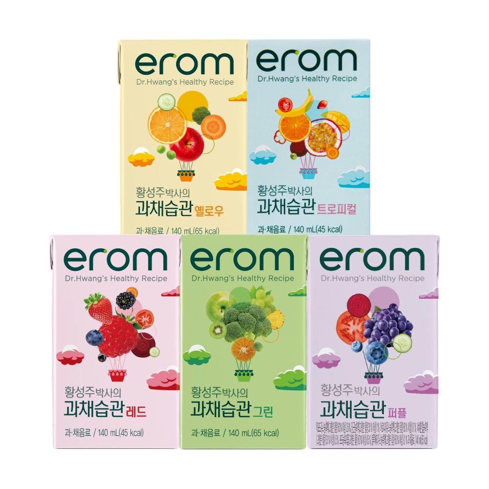[롯데온] 이롬 황성주박사의 과채습관 140ml x 48팩