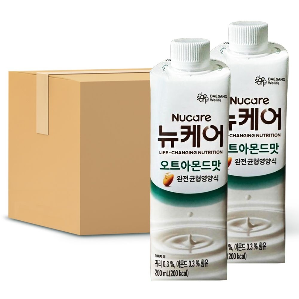 뉴케어 오트아몬드맛 200ml x 48팩 환자식 유동식 음료 식사대용 선물 V