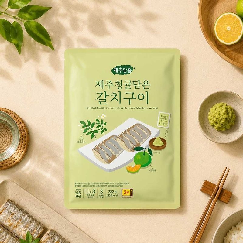 오뚜기 제주담음 제주청귤담은 갈치구이 222g 2개