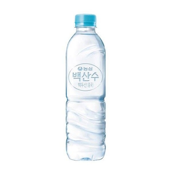 농심 백산수 500ml 40병 (유/무라벨 랜덤배송) 생수