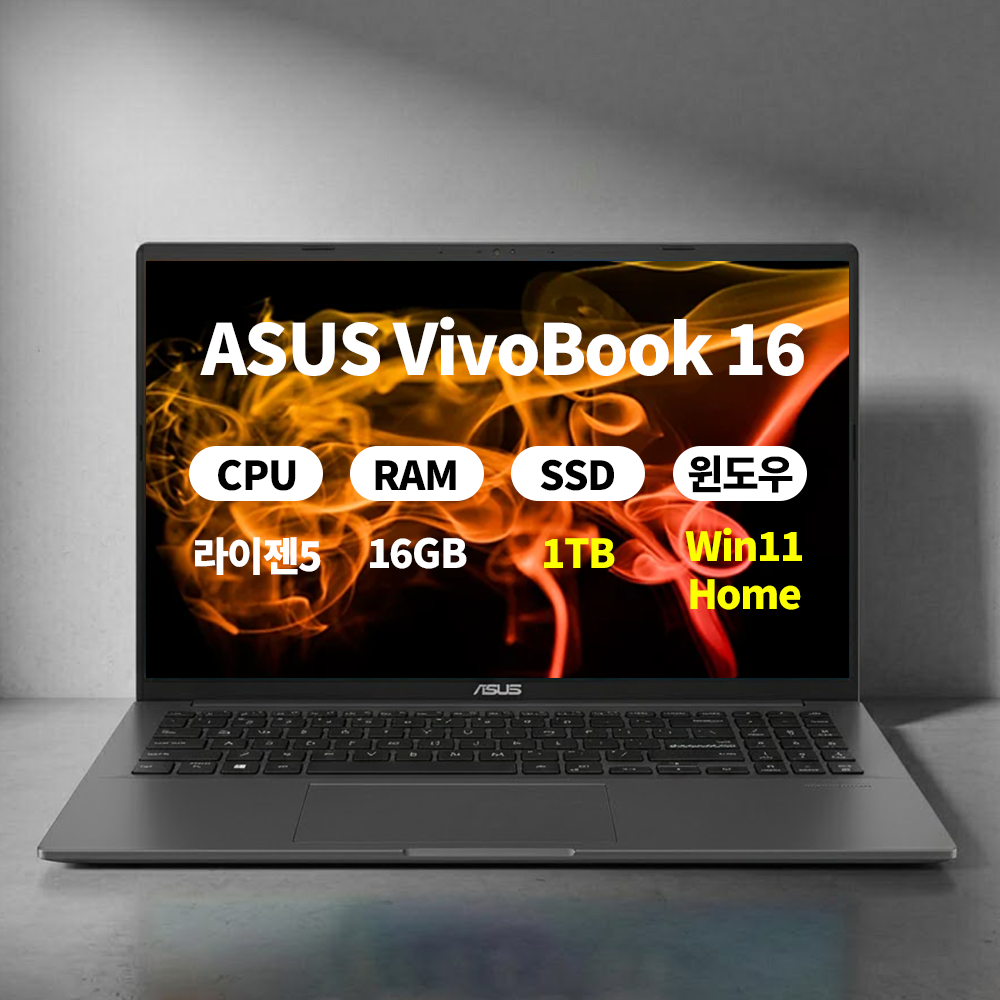 [오늘출발] ASUS 비보북 S16 M3607HA-SH113 WIN11 램16GB NVME 1TB 마우스+필름+키스킨 ERW