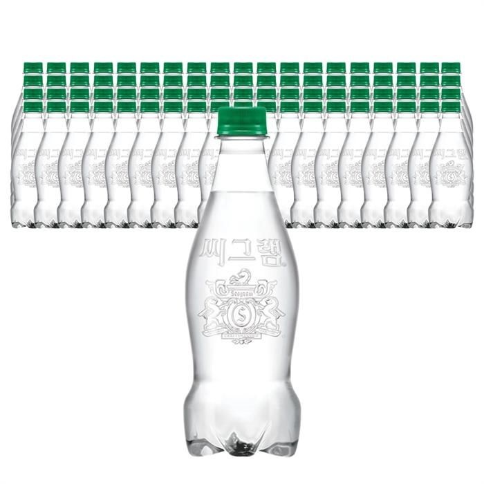 콜라음료 씨그램 라벨프리 플레인 450ml 80개