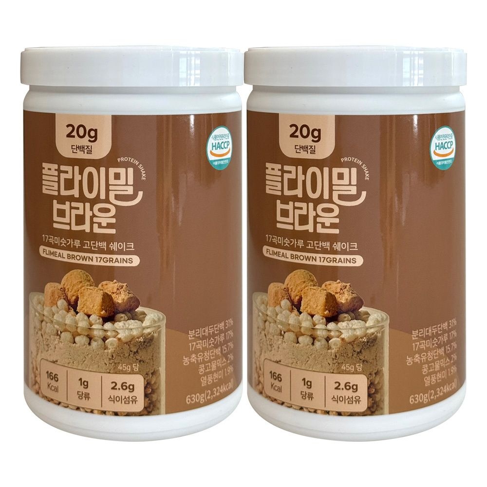 플라이밀 스포츠바이오텍 플라이밀 브라운 630g 2개 / 써클