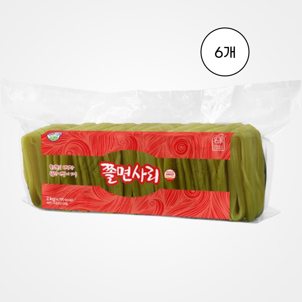 [송학식품] 쫄면사리 2kg, 6개