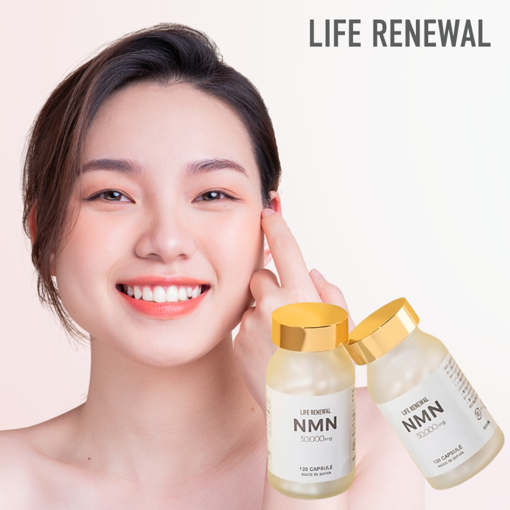 라이프리뉴얼 순도100% 일본 NMN 30000mg 압도적 효능 엔엠엔 캡슐 [원산지