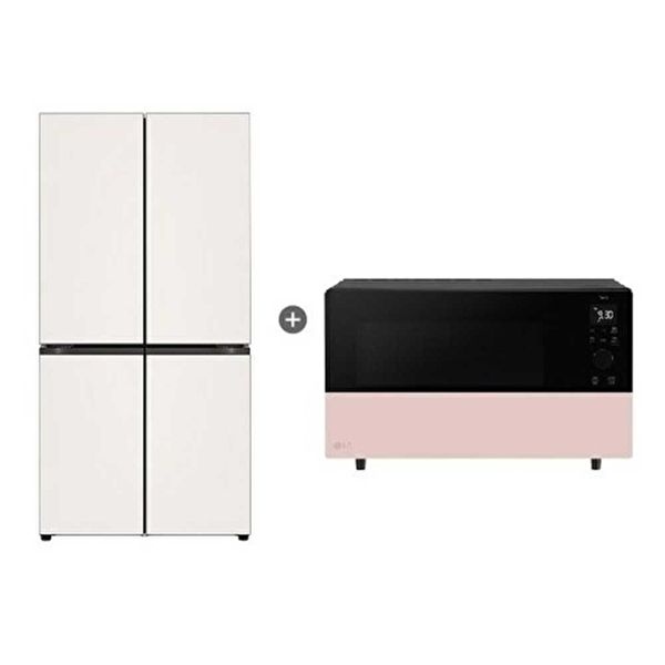 LG전자 [LG전자]LG 냉장고 + 전자레인지 H876GBB011+MLJ39PR 무료배송