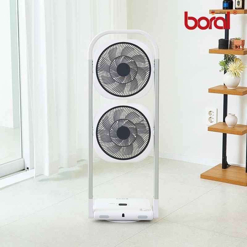 보랄 BLDC 무선 듀얼 헤드 접이식 선풍기 BR-Q320DH[35849969]