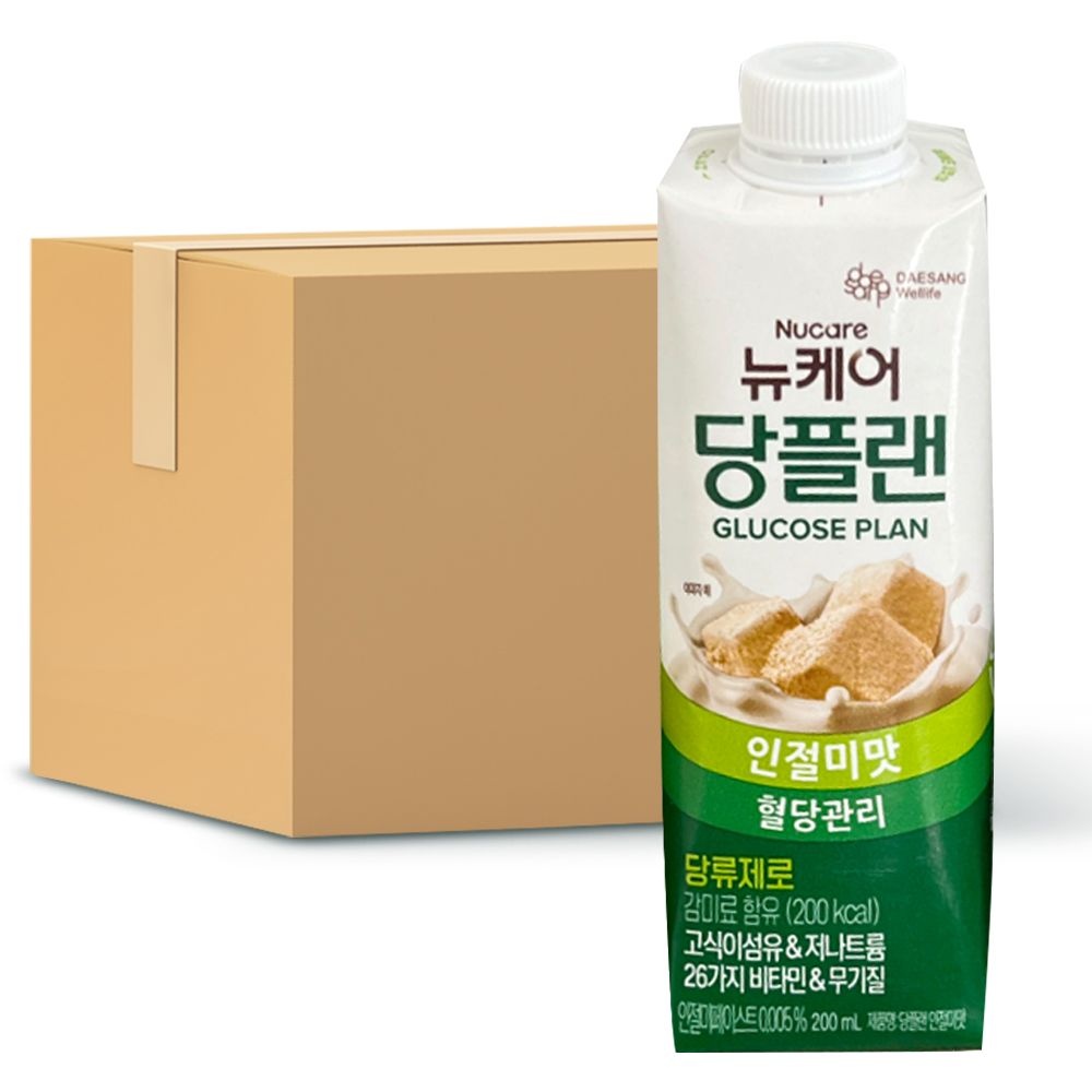뉴케어 당플랜 인절미맛 200ml x 24팩 환자식 유동식 아침 식사 V