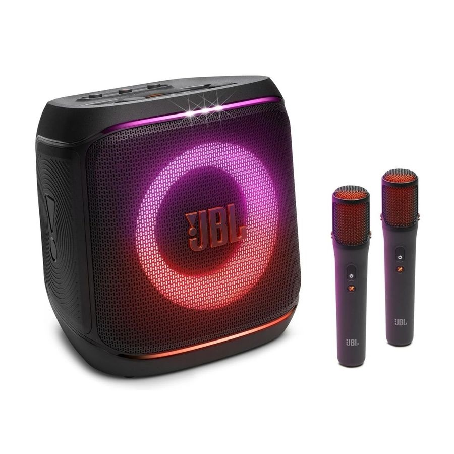 [일본][해외] JBL 파티박스 앙코르 2 플러스 고출력 블루투스 스피커 포터블 방수 노래방 마이크 세트