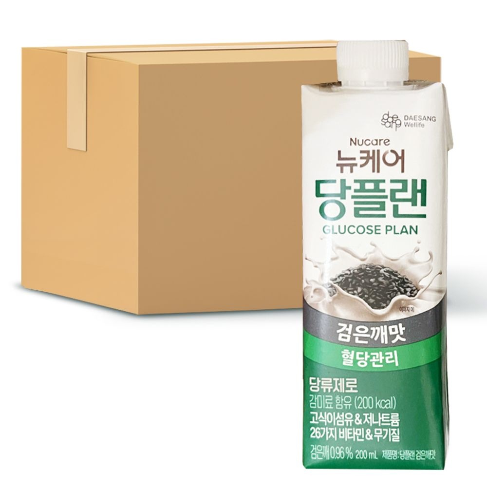 뉴케어 당플랜 검은깨맛 200ml x 24팩 균형식 유동식 드링크 선물 H
