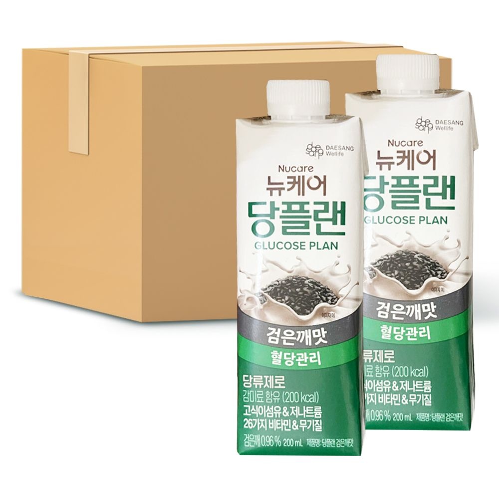 뉴케어 당플랜 검은깨맛 200ml x 48팩 환자식 식사대용 드링크 H
