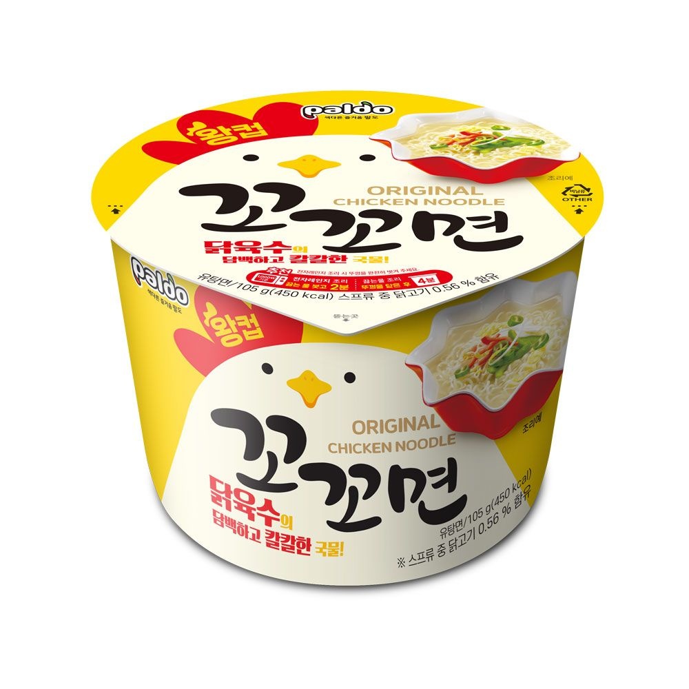 자체제작 팔도 꼬꼬면왕컵 105g 16입