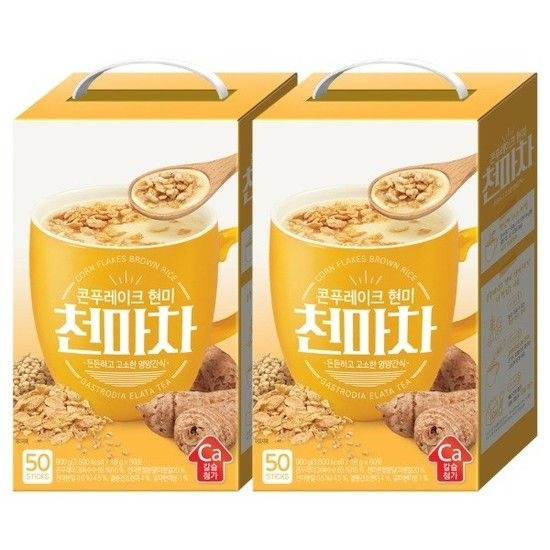 담터 콘푸레이크 현미 천마차 100T 50Tx2개